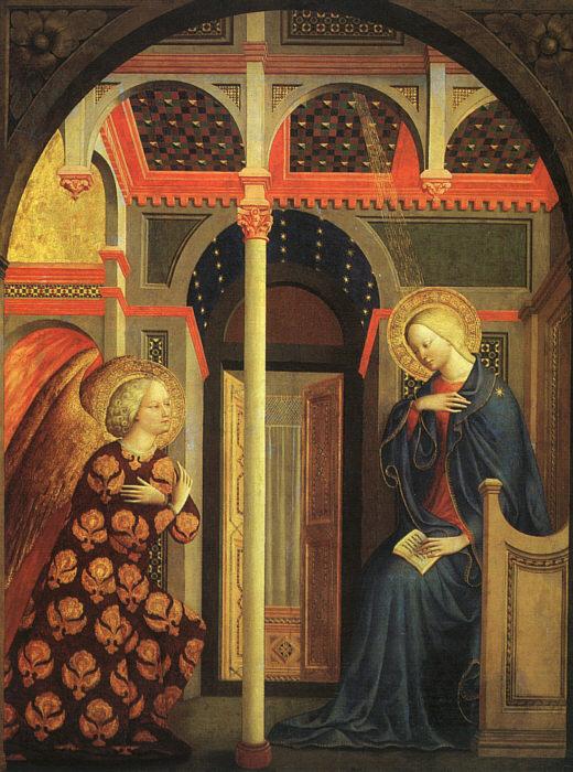 MASOLINO da Panicale The Annunciation syy Sweden oil painting art